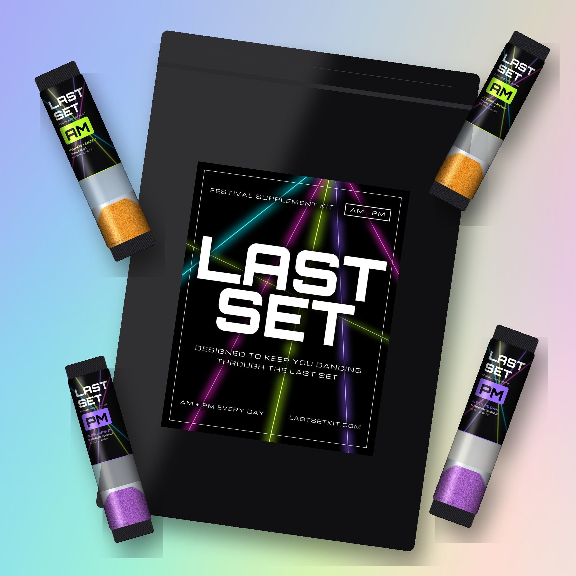 Last Set festival supplement kit with AM and PM stick packs